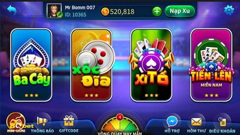 Game Bài 8qbet - Baccarat nhịp nhanh, luật dễ hiểu